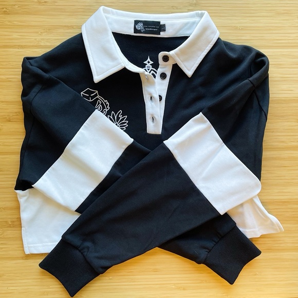 Iron Yokai Tengu Polo Crop Top - Picture 5 of 7